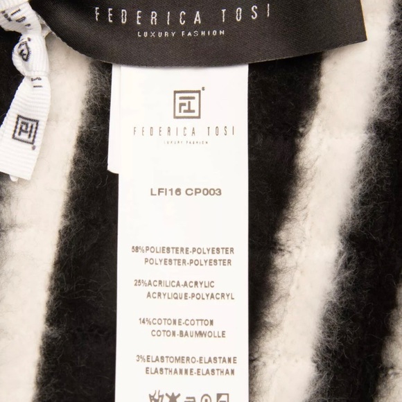 Federica Tossi open front coat reversible small - Picture 4 of 7